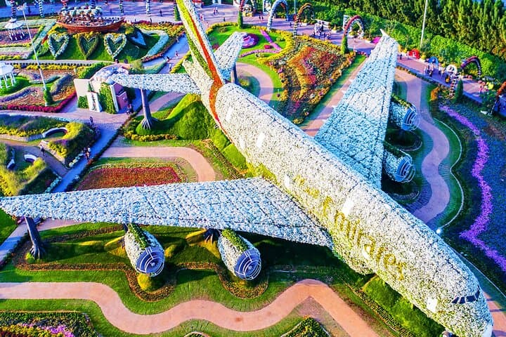 Half-Day Dubai City Tour with Miracle Garden Ticket