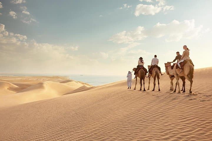 Doha Layover Desert Safari: Dune Bashing, Camel Ride & Inland Sea in 4 Hours