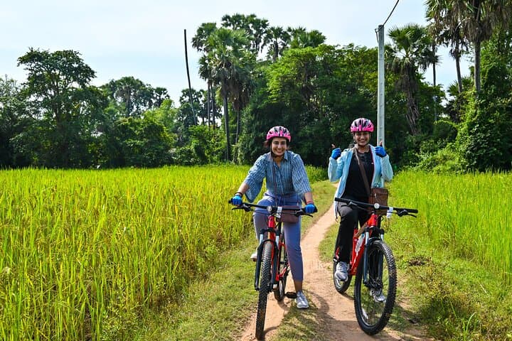 Half-Day Siem Reap Countryside Bike Tour — Ride Rice Fields, Markets & Village Life