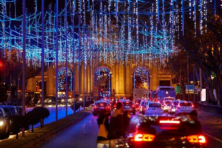 Madrid Christmas Lights Tour by Electric Tuk Tuk — 45-Min Evening City Ride