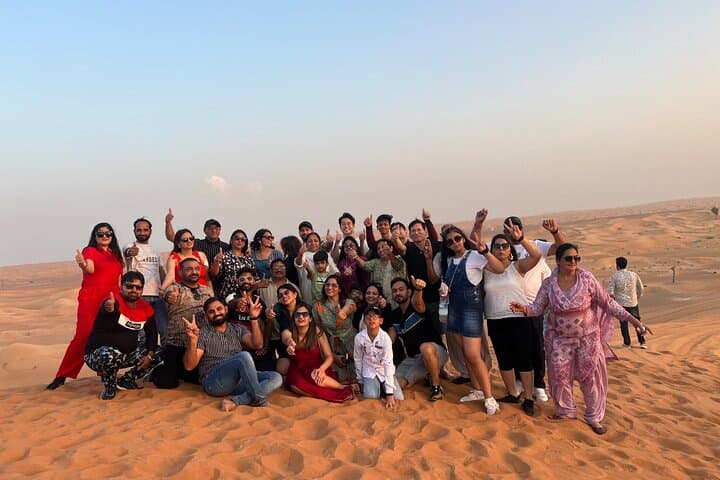 Dubai Desert Safari: Dune Bashing, Camel Ride & BBQ Evening in Lahbab photo 6