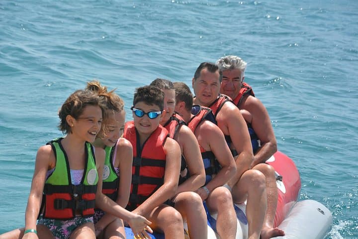 Utopia Island Glass-Bottom Boat Snorkel & Banana Boat from Hurghada photo 2