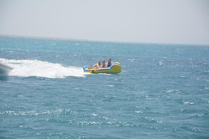 Utopia Island Glass-Bottom Boat Snorkel & Banana Boat from Hurghada photo 4