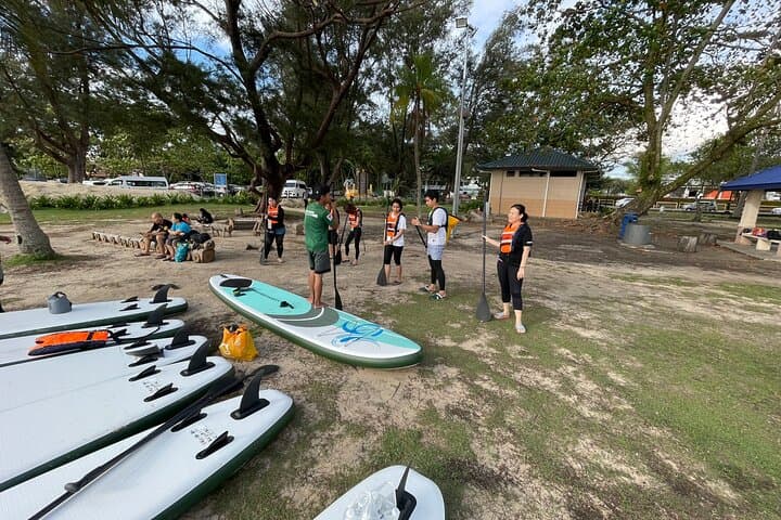 Sunset Stand Up Paddle Boarding at Tanjung Aru Beach, Kota Kinabalu photo 5