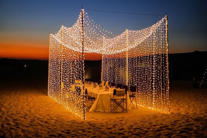 Private Desert Dinner in Dubai: 5-Hour Guided Dune Experience & Sunset BBQ