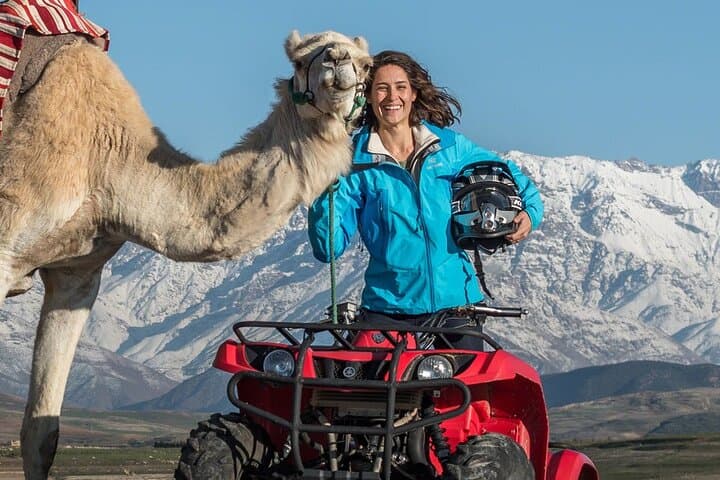Full-Day Atlas Mountains Adventure from Marrakech: Quads, Camels & Berber Lunch