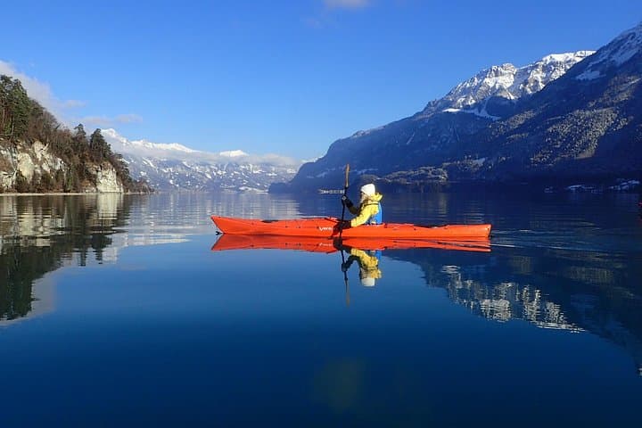 Winter Kayaking on Lake Brienz: Guided Turquoise-Lake Tour Near Interlaken photo 1