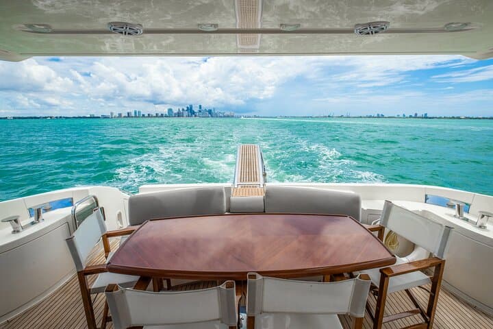 Private 62ft Azimut Yacht Charter in Miami's Biscayne Bay photo 3