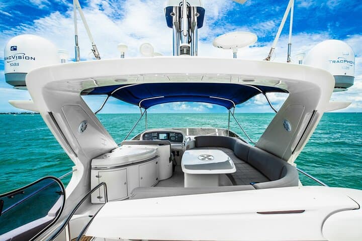 Private 62ft Azimut Yacht Charter in Miami's Biscayne Bay photo 5