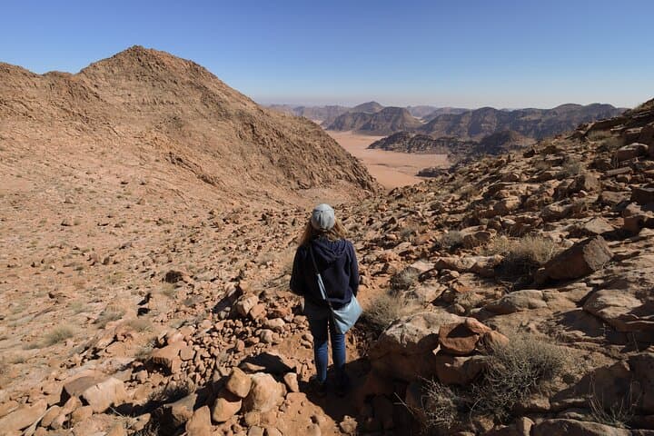Hike Jabal Umm ad Dami: Summit Jordan’s Highest Peak with Bedouin Dinner and Overnight Camp photo 3