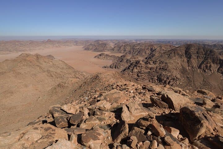 Hike Jabal Umm ad Dami: Summit Jordan’s Highest Peak with Bedouin Dinner and Overnight Camp photo 6