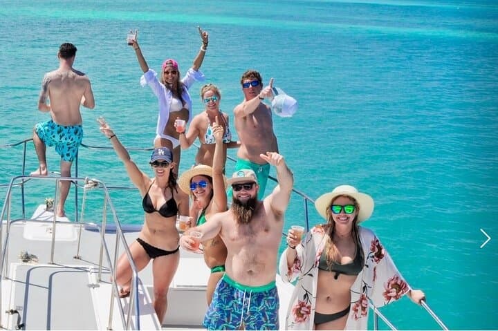 Set Sail on a Vibrant Catamaran Booze Cruise in Punta Cana