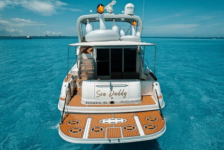 Private 50ft Yacht Charter in Cancun: Sea Daddy to Isla Mujeres photo 2
