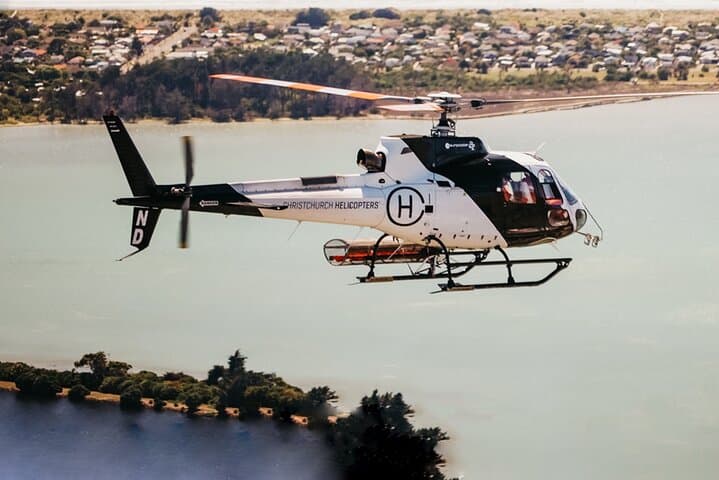 Christchurch City Scenic Flight: Helicopter Views Over Rebuild, Pegasus Bay & Southern Alps