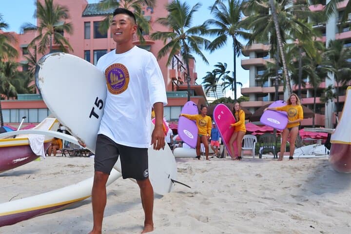 Learn to Surf at the Royal: Private Duo Lessons on Waikiki Beach, Waikiki photo 3