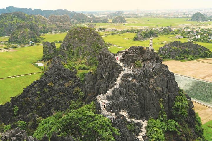 Ninh Binh Day Trip: Mua Cave Viewpoint, Tam Coc Sampan & Hoa Lu Small-Group Tour from Hanoi photo 1