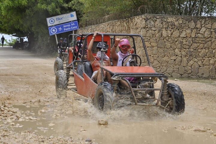 Full-Throttle Buggy Adventure from Puerto Plata: Off-Road Beaches & Waterfall Swim