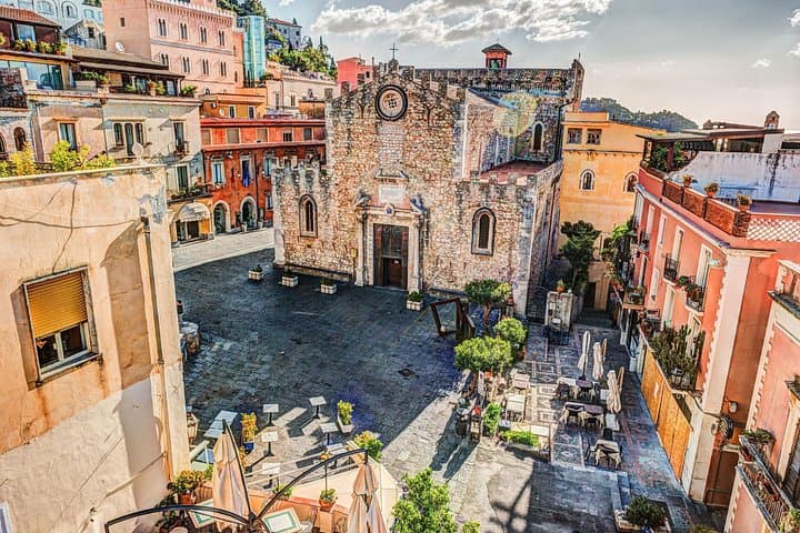 Private Taormina and Isola Bella Day Trip from Messina with Traditional Sicilian Lunch photo 1