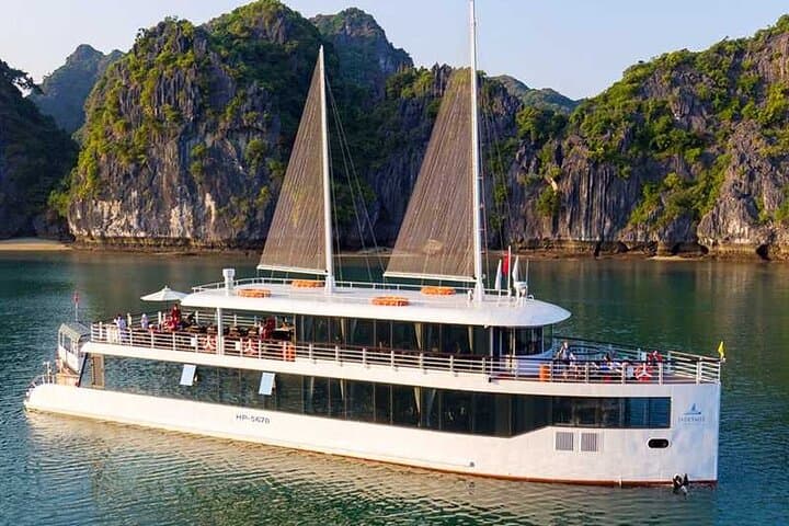 Halong & Lan Ha Bay Catamaran Day Cruise: Kayak, Beach & Cooking Class from Hanoi photo 2