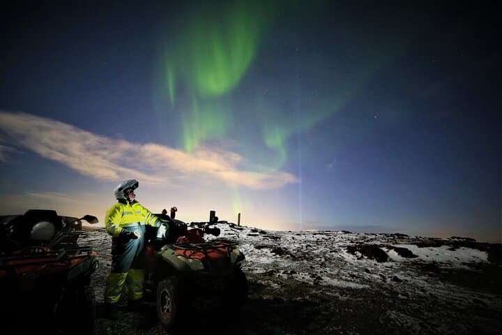 Northern Lights ATV Hunt: Night Quad Adventure Near Reykjavík photo 3