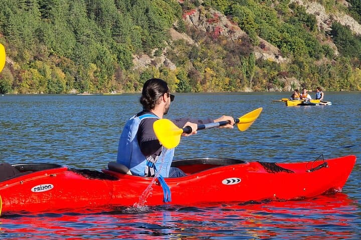 Paddling Pancharevo: Private Kayak Tour on Sofia's Lake photo 2