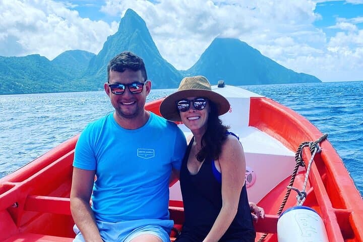Private Half-Day Boat Charter to Soufrière and the Pitons, St. Lucia photo 3