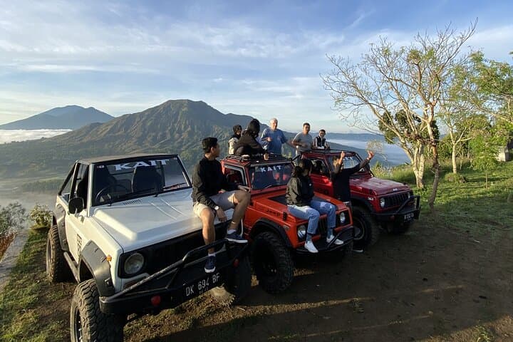 Mount Batur Sunrise Jeep Tour & Natural Hot Springs — Sunrise Jeep, Lava Fields, Hot Springs