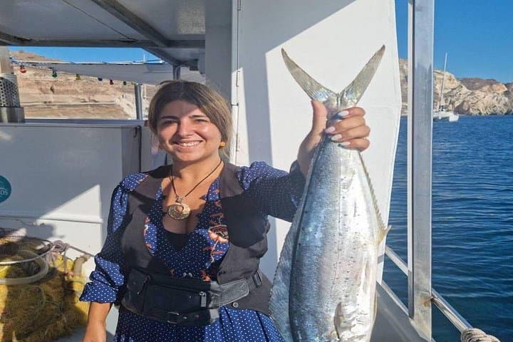 Private Sunset Deep Sea Fishing in Santorini: 8-Hour Offshore Charter photo 1