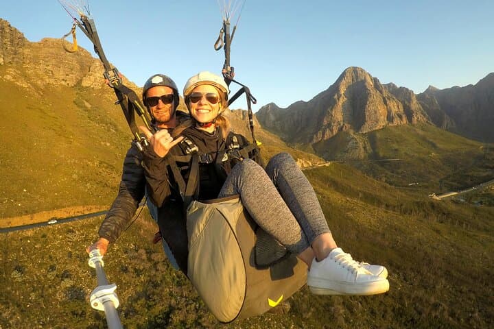 Soar Above the Cape Winelands: Tandem Paragliding Adventure in South Africa photo 2