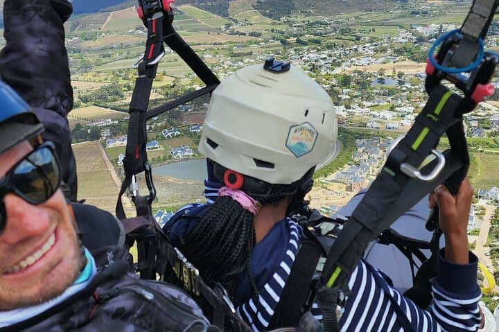 Soar Above the Cape Winelands: Tandem Paragliding Adventure in South Africa photo 3