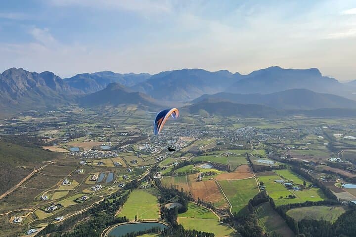Soar Above the Cape Winelands: Tandem Paragliding Adventure in South Africa photo 4