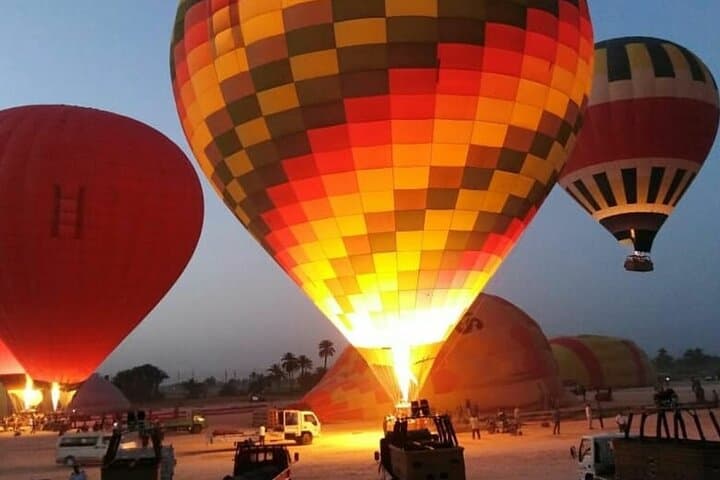 Sunrise Hot Air Balloon Rides Over Luxor: Temples & Nile Views