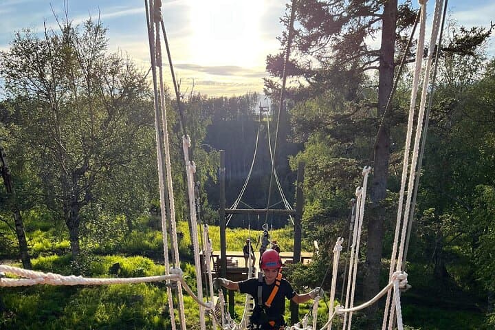Zipline and Horseback Adventure in the Alaskan Mountains — Chugach Ranch Combo photo 5