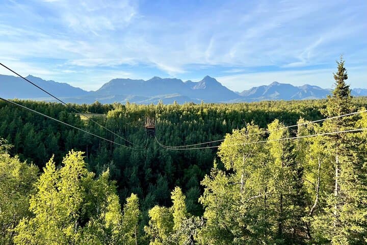 Zipline and Horseback Adventure in the Alaskan Mountains — Chugach Ranch Combo photo 3