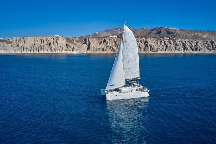 Private Caldera Sailing Cruise from Oia with BBQ, Wine & Snorkeling photo 5