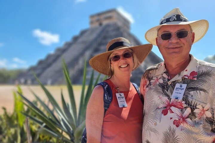 Private Chichen Itza & Yaxunah Ruins Day Trip with Sacred Cenote Swim