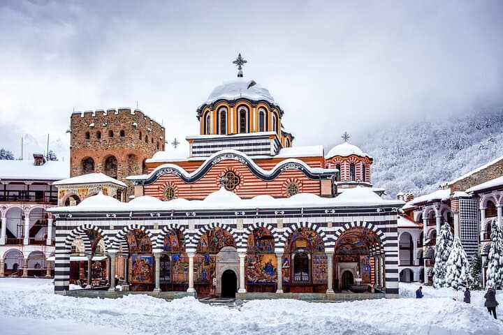 Self-Guided Winter Tour to Rila Monastery & Stob Pyramids from Bansko