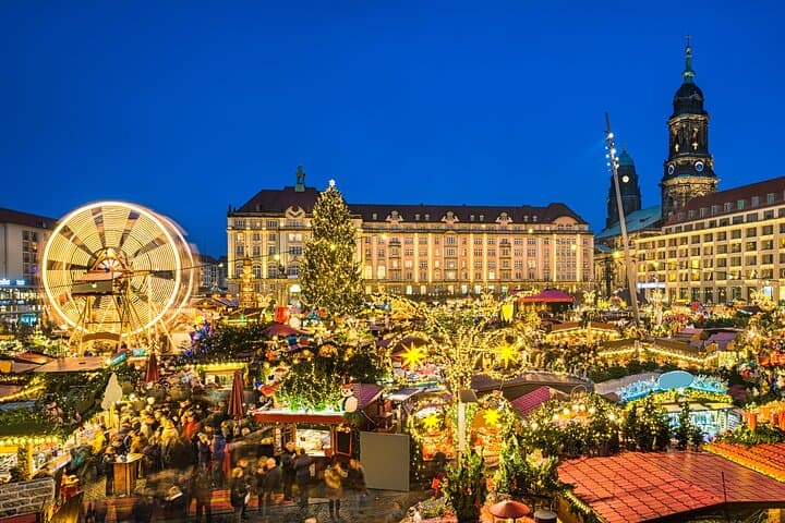 Dresden Christmas Market & Bastei Day Trip from Prague — Striezelmarkt and Saxon Switzerland