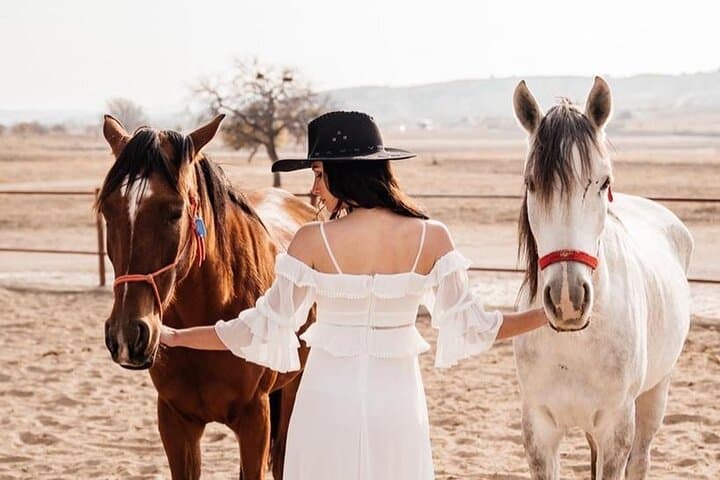Cappadocia Sunset Horseback Ride Through Valleys (Cavusin & Rose Valley)