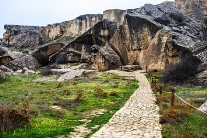 Qobustan & Absheron Full-Day Tour from Baku: Mud Volcanoes, Petroglyphs & Yanar Dag photo 4