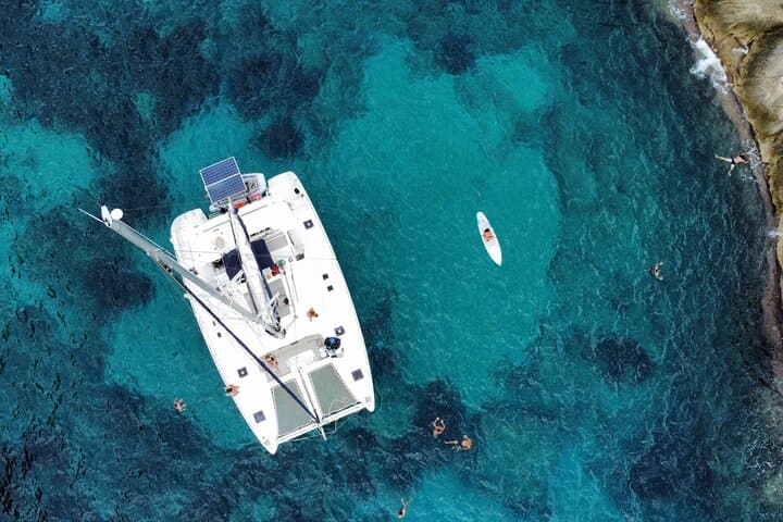 Full-Day Private Catamaran Cruise to Formentera & Espalmador from Ibiza photo 1