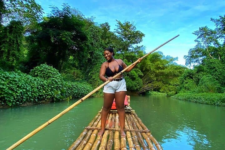 Reggae Rafting & Power Snorkel Party Cruise — Montego Bay Catamaran and Lethe Bamboo Raft Combo photo 6
