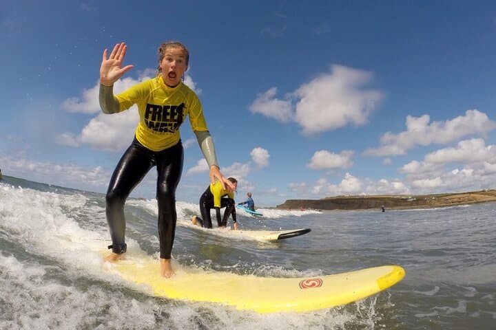 Taster Surfing Lesson in Widemouth Bay — Learn to Ride Waves in Bude