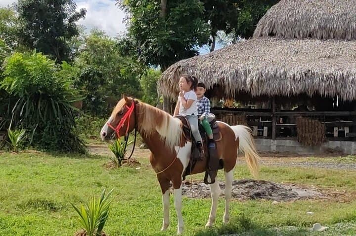 Horseback Riding Near Santo Domingo: Ranch & River Country Tour with Pickup