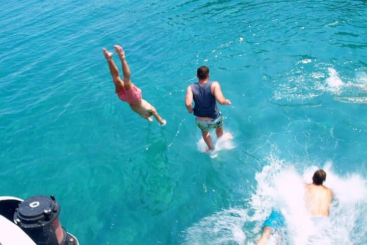 Corfu to Kalamas: Full-Day Boat Trip with Beach BBQ and Swim Stops photo 1
