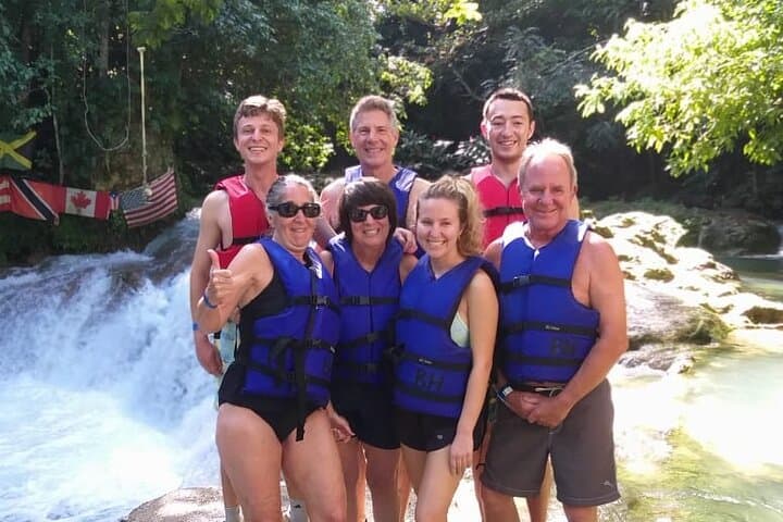 Blue Hole & Dunn's River Falls Day Tour — Rope Swings, Cliff Jumps & Waterfall Climbs in Ocho Rios