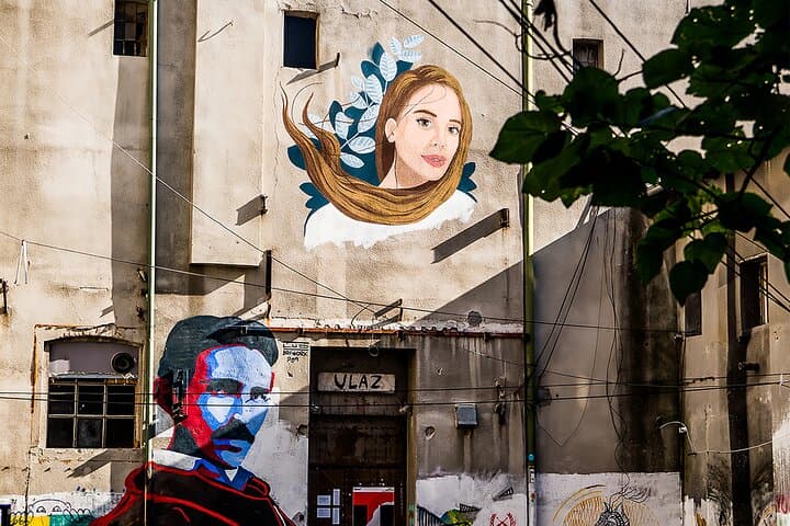 Exploring Belgrade's Street Art & Hipster Quarters: Private 2-Hour Guided Tour