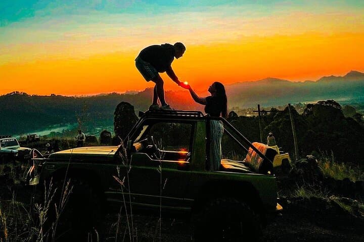 Experience Mount Batur Sunrise by 4WD Jeep: Lava Fields & Volcano Views in Bali photo 3
