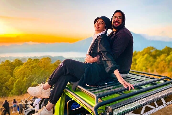 Experience Mount Batur Sunrise by 4WD Jeep: Lava Fields & Volcano Views in Bali photo 5