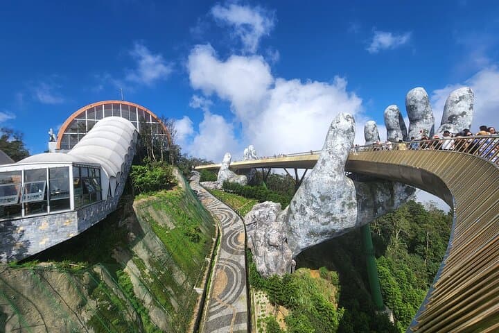 Golden Bridge & Marble Mountains: Private Day Transfer from Da Nang photo 2